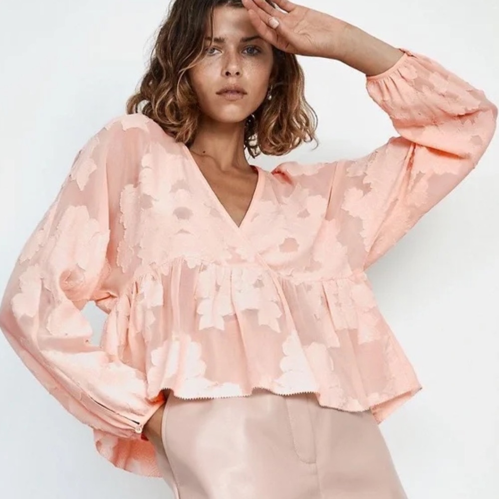 Wilfred Peplum Blouse